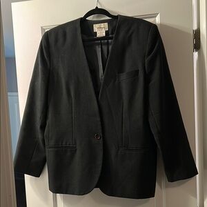 Worthington Black Blazer Classic Suit Jacket